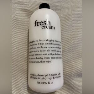 Philosophy Shampoo, Bubble Bath and Shower Gel Fresh Cream 32 Oz. SEALED